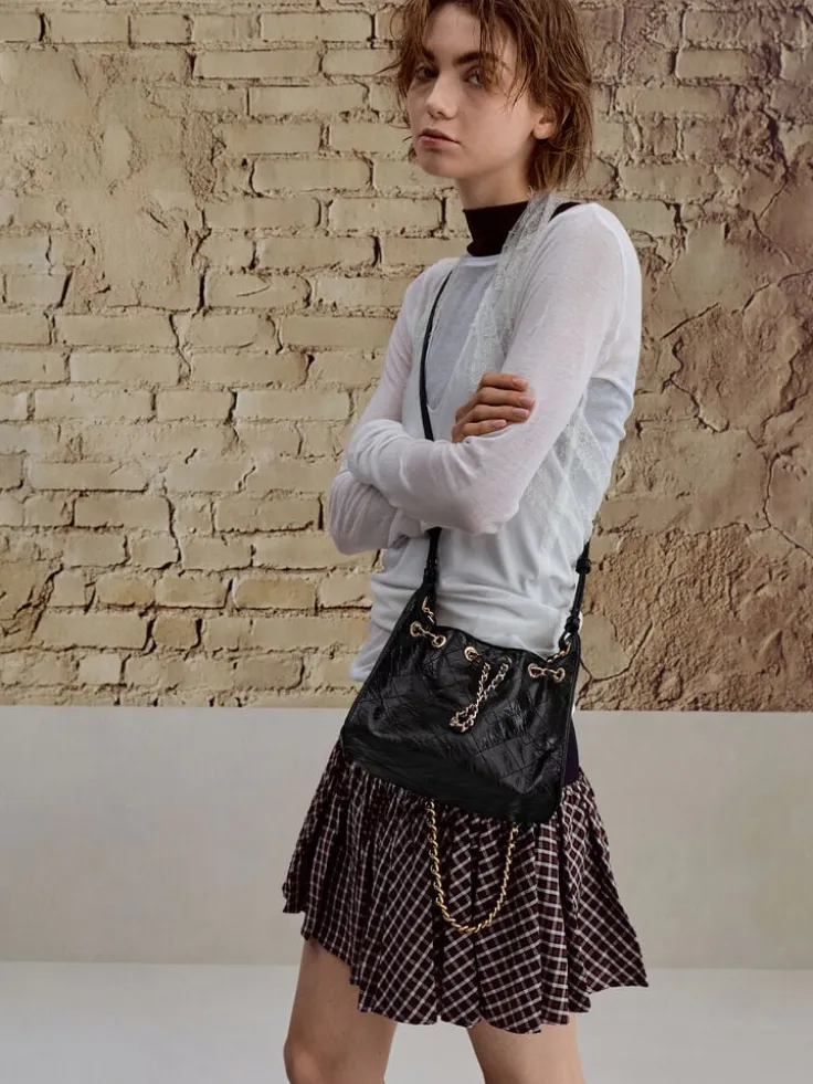 Duo Quilted Drawstring Bucket Bag