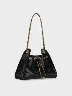 Duo Quilted Drawstring Bucket Bag