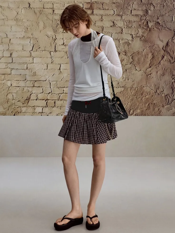 Duo Quilted Drawstring Bucket Bag