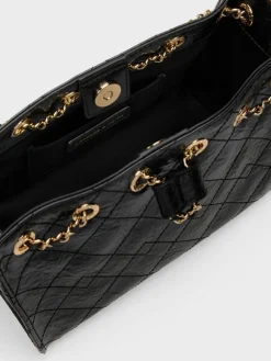 Duo Quilted Drawstring Bucket Bag