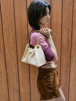 Duo Quilted Drawstring Bucket Bag