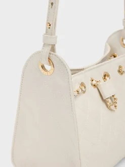Duo Quilted Drawstring Bucket Bag
