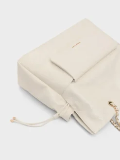 Duo Quilted Drawstring Two-Way Backpack