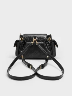 Duo Quilted Two-Way Front Flap Backpack