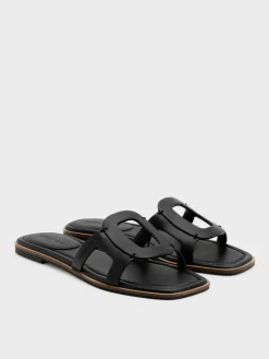 Easley Cut-Out Slide Sandals