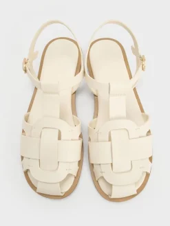 Easley T-Bar Caged Sandals