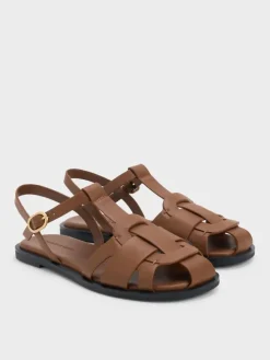 Easley T-Bar Caged Sandals