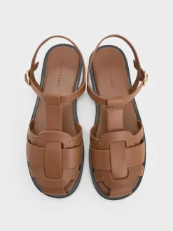 Easley T-Bar Caged Sandals