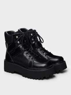 Eliot Platform Combat Boots