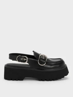 Eliot Platform Slingback Loafers