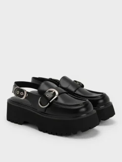 Eliot Platform Slingback Loafers