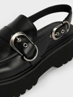 Eliot Platform Slingback Loafers
