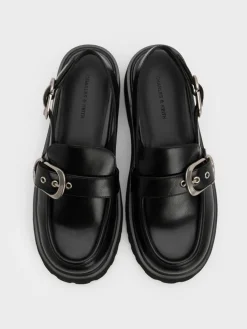 Eliot Platform Slingback Loafers