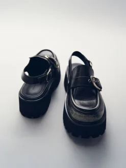 Eliot Platform Slingback Loafers