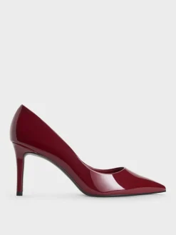 Emmy Patent Pointed Stiletto Pumps