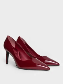 Emmy Patent Pointed Stiletto Pumps