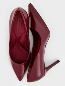 Emmy Patent Pointed Stiletto Pumps