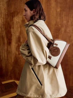 Enola Canvas Long-Handle Shoulder Bag