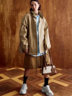 Enola Canvas Long-Handle Shoulder Bag