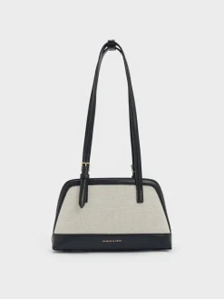 Enola Canvas Long-Handle Shoulder Bag