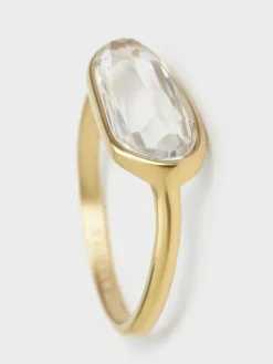 Evangeline Clear Crystal Ring