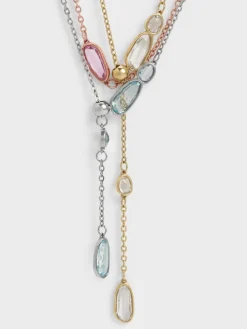 Evangeline Multi-Crystal Necklace