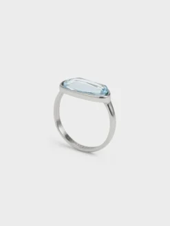 Evangeline Turquoise Crystal Ring