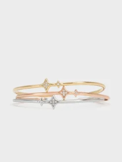 Everest Crystal Star Bangle