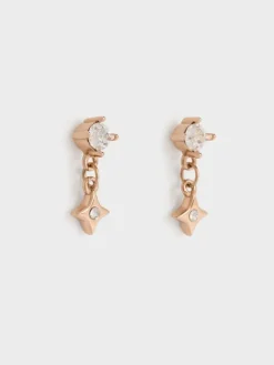Everest Crystal Star Drop Earrings