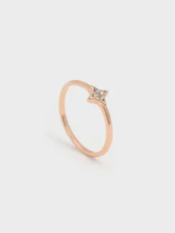 Everest Crystal Star Ring