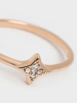 Everest Crystal Star Ring