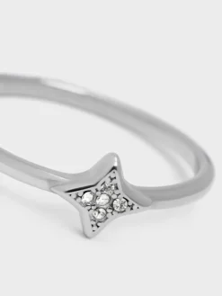 Everest Crystal Star Ring