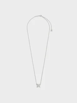 Felicity Flower-Motif Crystal Necklace