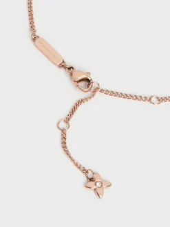 Felicity Flower-Motif Crystal Necklace