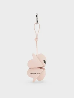 Four-Leaf Clover Heart Charm