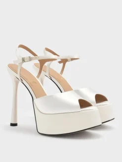 Francesca Peep-Toe Platform Heels