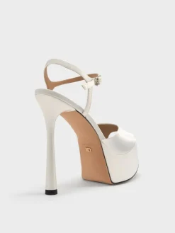 Francesca Peep-Toe Platform Heels
