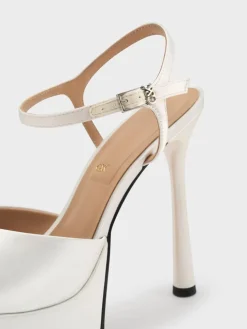 Francesca Peep-Toe Platform Heels