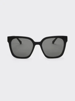 Freya Square Thick-Frame Sunglasses