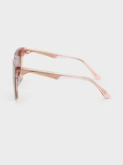 Freya Square Thick-Frame Sunglasses