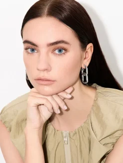 Gabine Chain-Link Drop Earrings