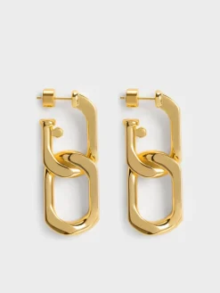 Gabine Chain-Link Drop Earrings
