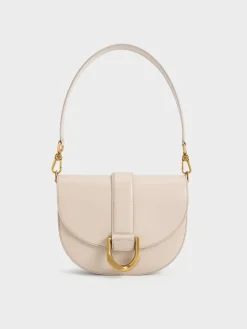 Gabine Leather Saddle Bag