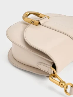 Gabine Leather Saddle Bag
