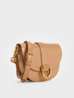 Gabine Leather Saddle Bag