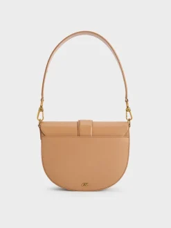 Gabine Leather Saddle Bag