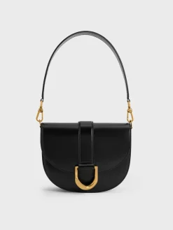 Gabine Leather Saddle Bag