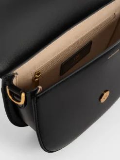Gabine Leather Saddle Bag
