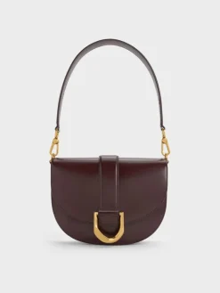 Gabine Leather Saddle Bag