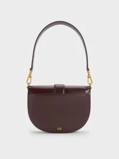 Gabine Leather Saddle Bag